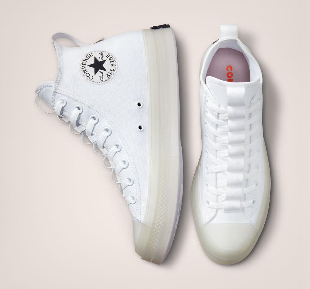 White / White / Black Women's Converse Chuck Taylor All Star Cx Explore Unisex High Tops  India |  CVFY-63720