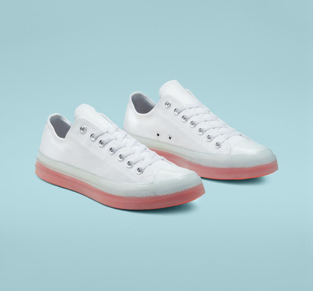 White / White / Wild Mango Women's Converse Chuck Taylor All Star Cx Unisex Low Tops  India |  HZWE-79182