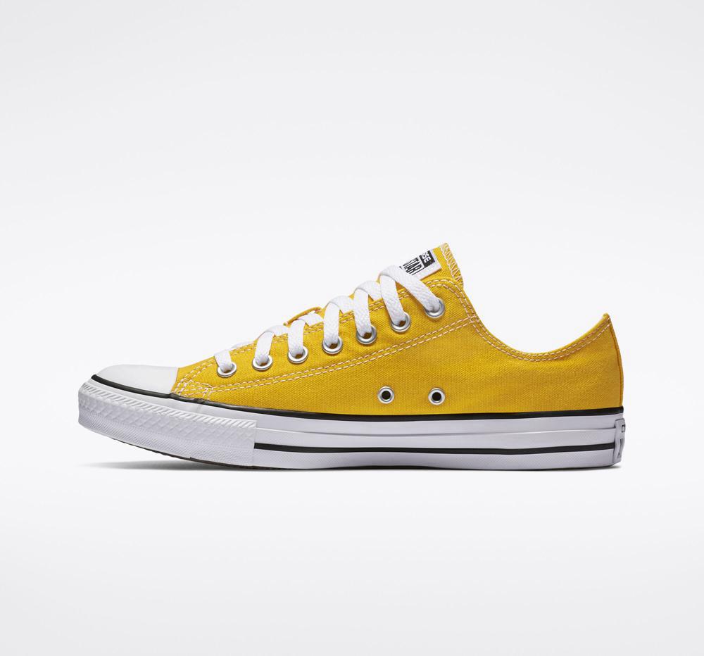 Yellow Lemon Chrome Men's Converse Chuck Taylor All Star Classic Unisex Low Tops  India |  YXTL-36740