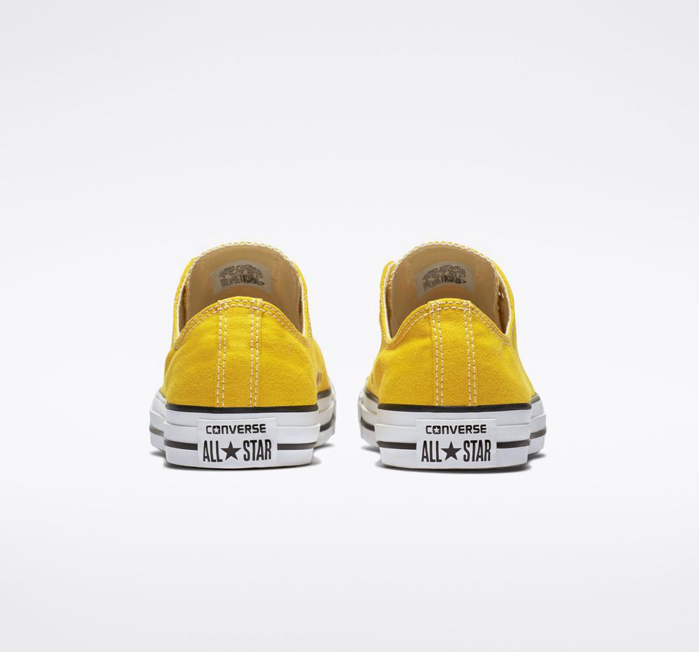 Yellow Lemon Chrome Men's Converse Chuck Taylor All Star Classic Unisex Low Tops  India |  YXTL-36740